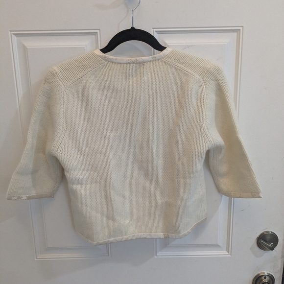 Vintage Robinson's Angora Kimono Style Cropped Sweater Jacket - Picture 5 of 6